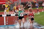 Inter girls 1500 metres steeplechase, English Schools Track and Field. Photo: David T. Hewitson/Sports for All Pics